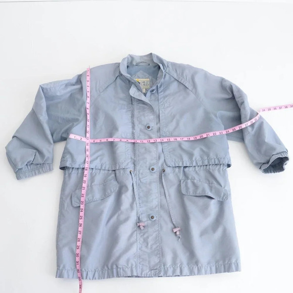 Vintage Great Lakes Country Slate Blue Zip Up Light Jacket  Size 1X - Picture 2 of 13